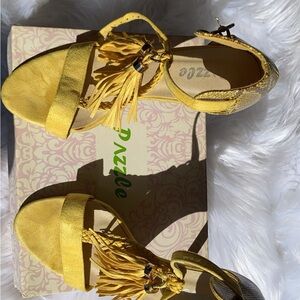 Yellow Women's Heels